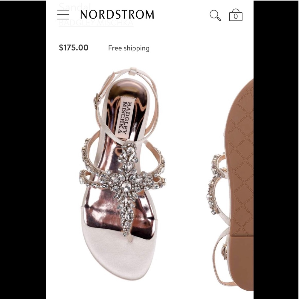 New Badgley Mischka Hampden sandals